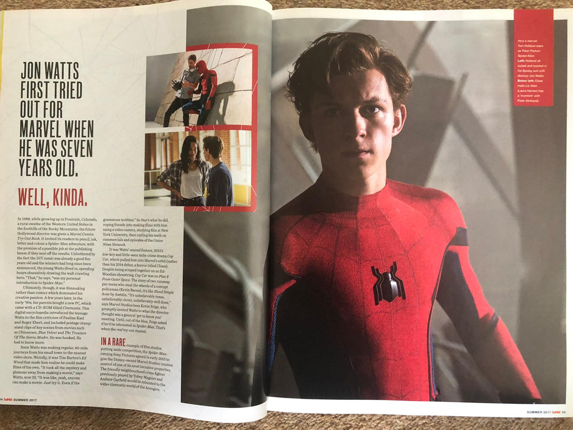 Empire Magazine Summer 2017 Spiderman Homecoming Tom Holland Chris Evans