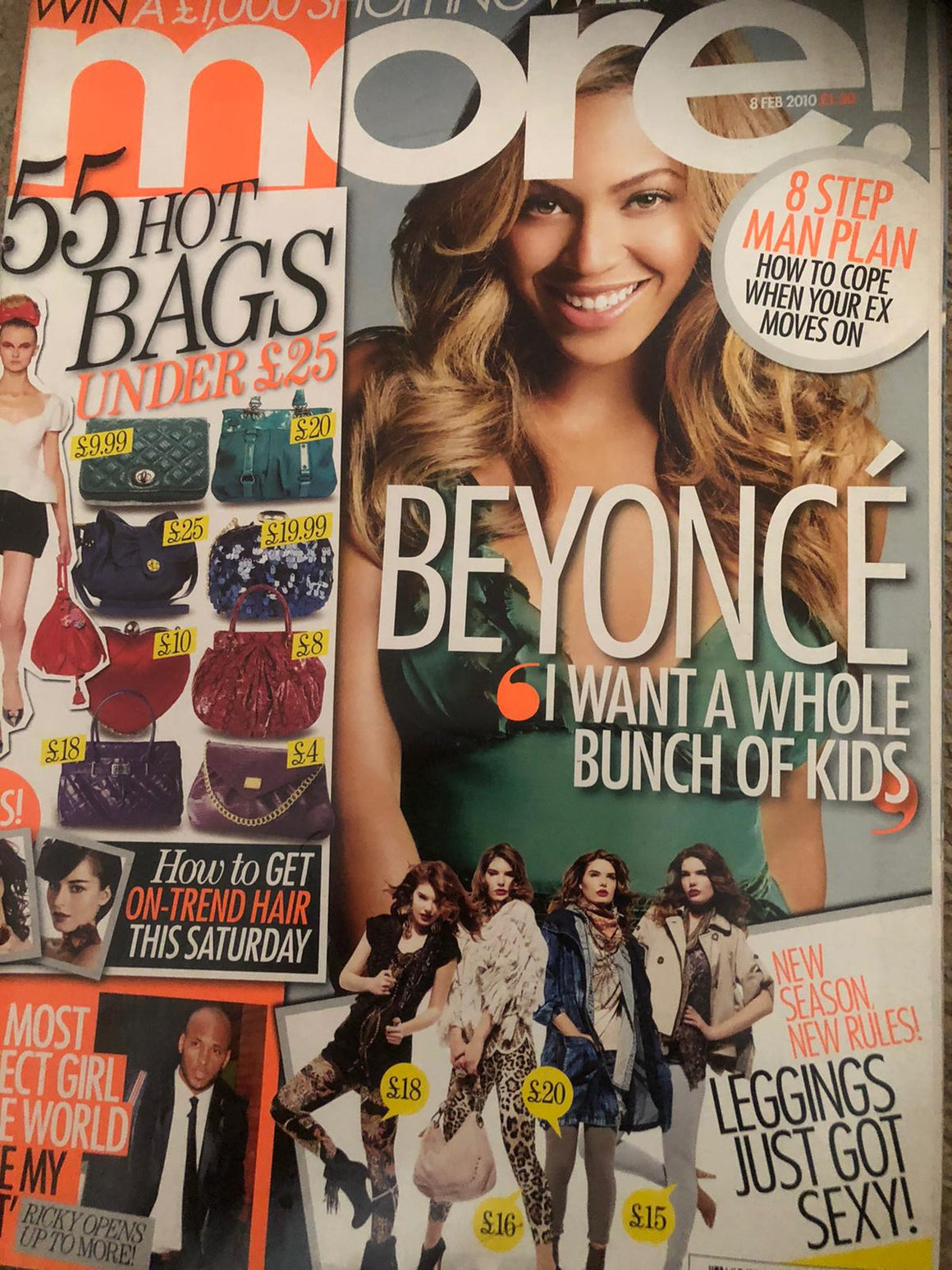 MORE MAGAZINE FEBRUARY 2010 BEYONCE COVER INTERVIEW