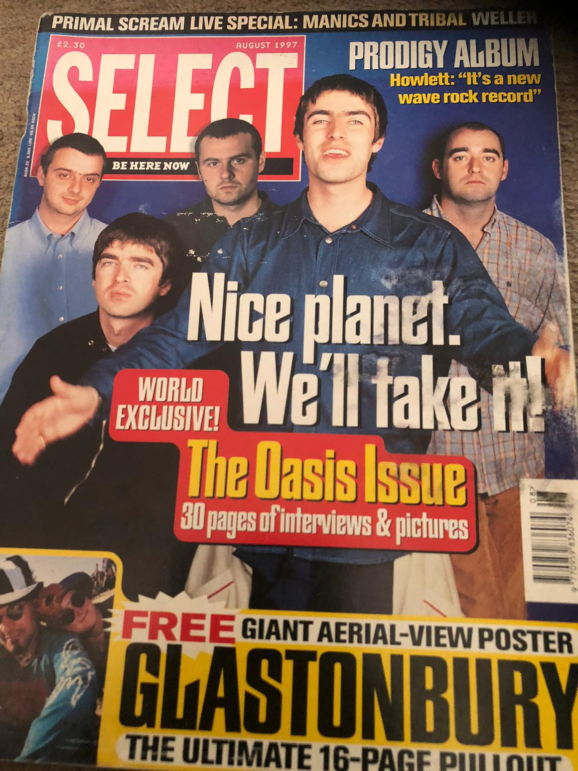 Select Magazine #85 August 1997~The Oasis Issue