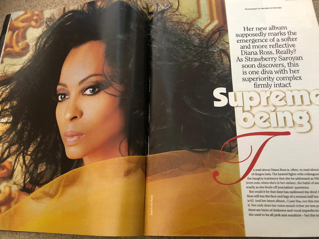DIANA ROSS cover interview UKmag ONE DAY ISSUE