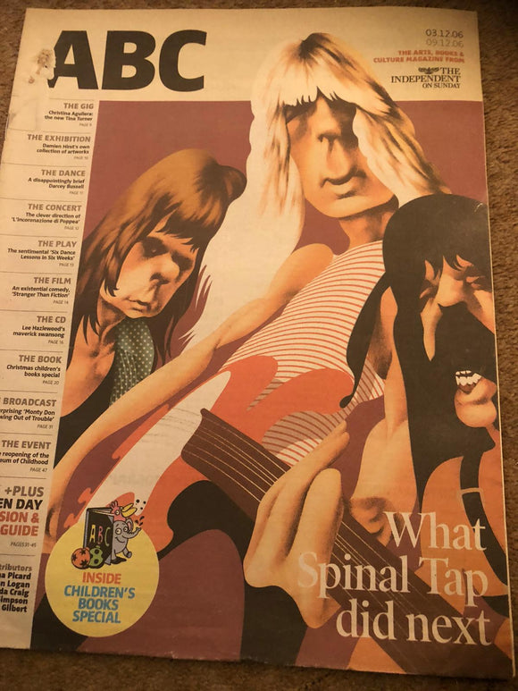 ABC Mag 03/12/2006 SPINAL TAP Prince Rogers Nelson Christina Aguilera