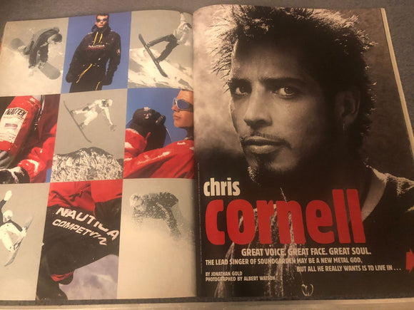 DETAILS magazine December 1996 CHRIS CORNELL Soundgarden