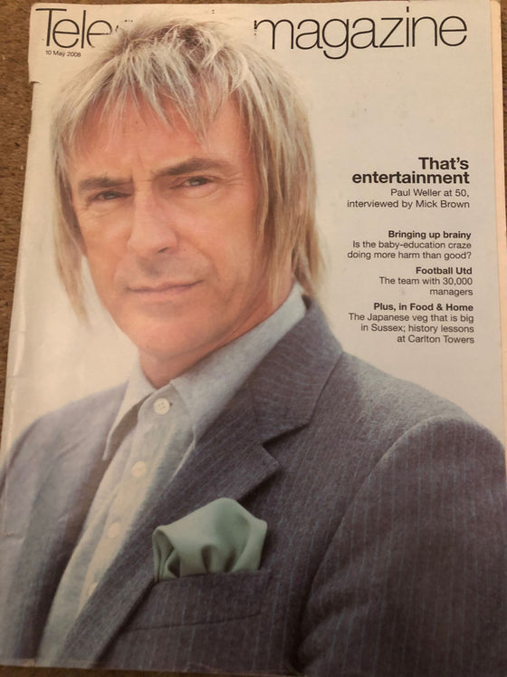 Telegraph magazine - Paul Weller cover (10 May 2008)