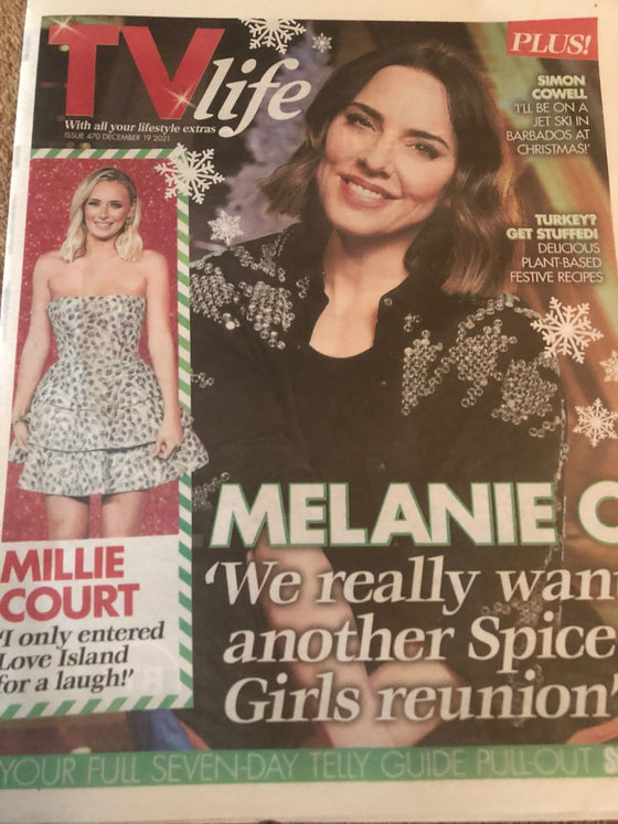 TV LIFE Supplement 19/12/2021 MEL C The Spice Girls Cover