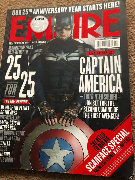 Empire magazine - February 2014 Chris Evans Captain America