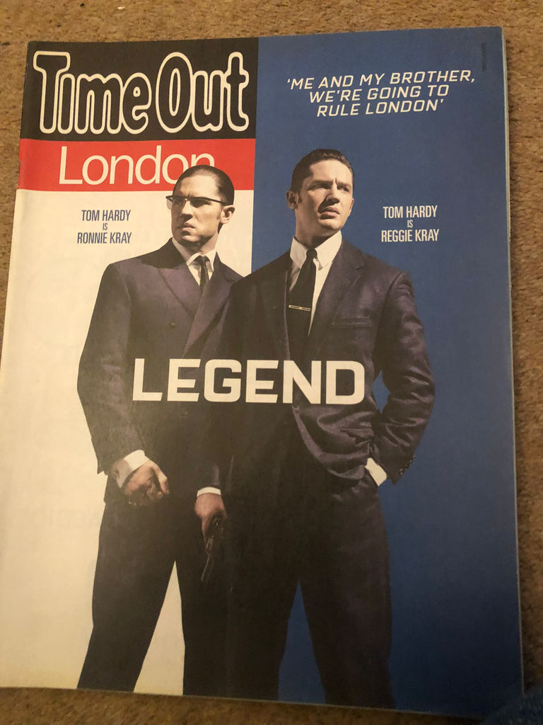 TIME OUT London Magazine 2015 Tom Hardy Legend
