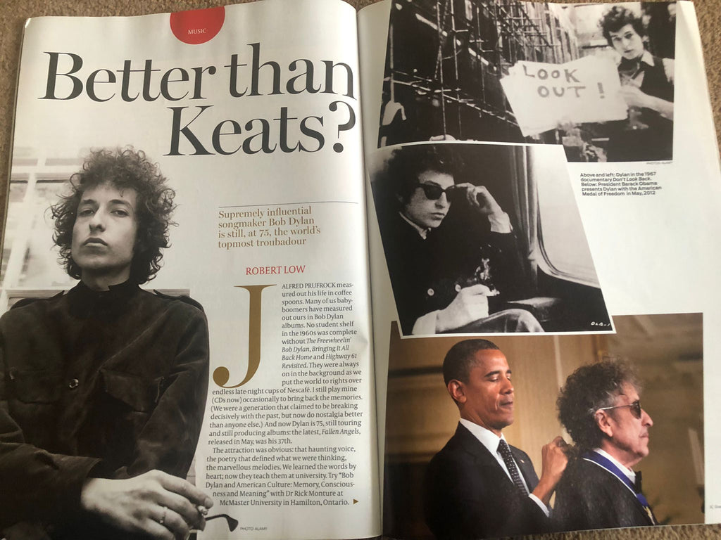 RH Magazine September 2016 Bob Dylan at 75