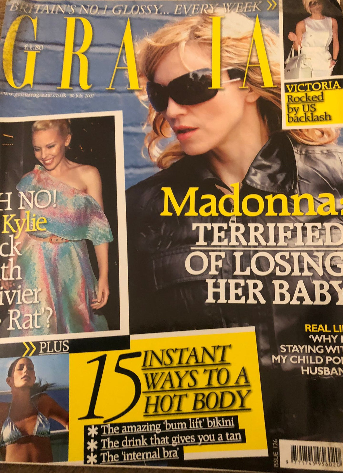 GRAZIA Mag 10/08/2009 Madonna Cover