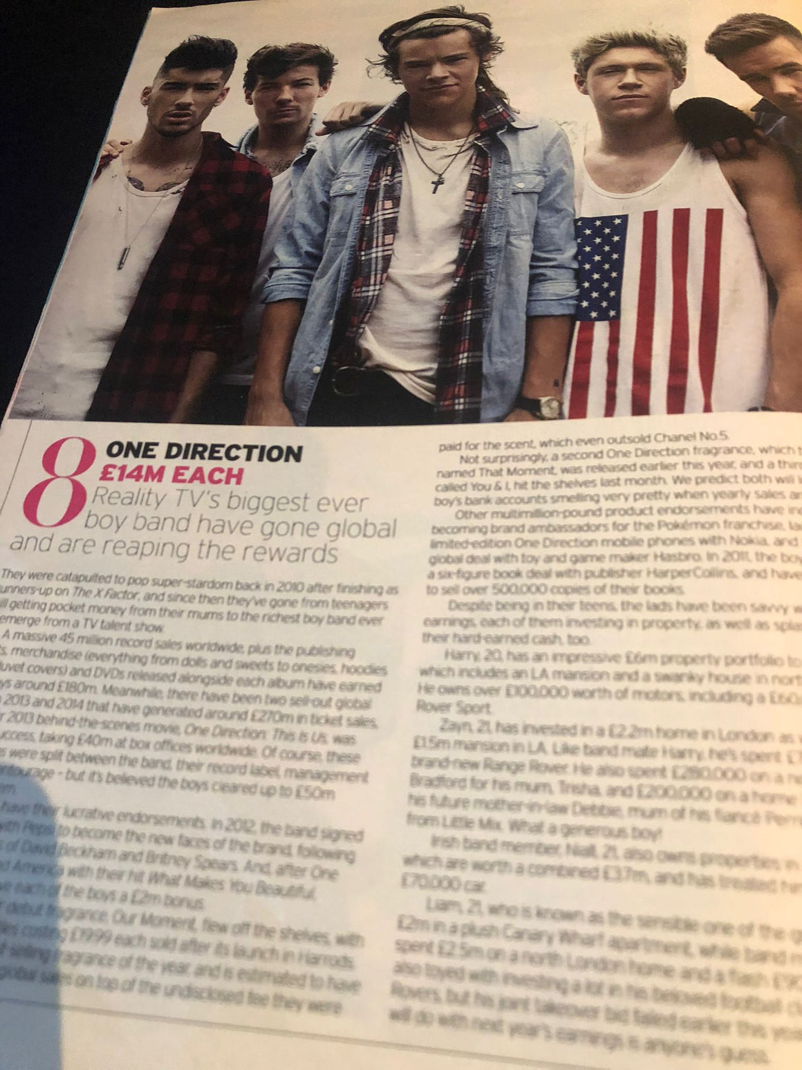 REALITY RICH LIST 2014 PART 2 ONE DIRECTION HARRY STYLES
