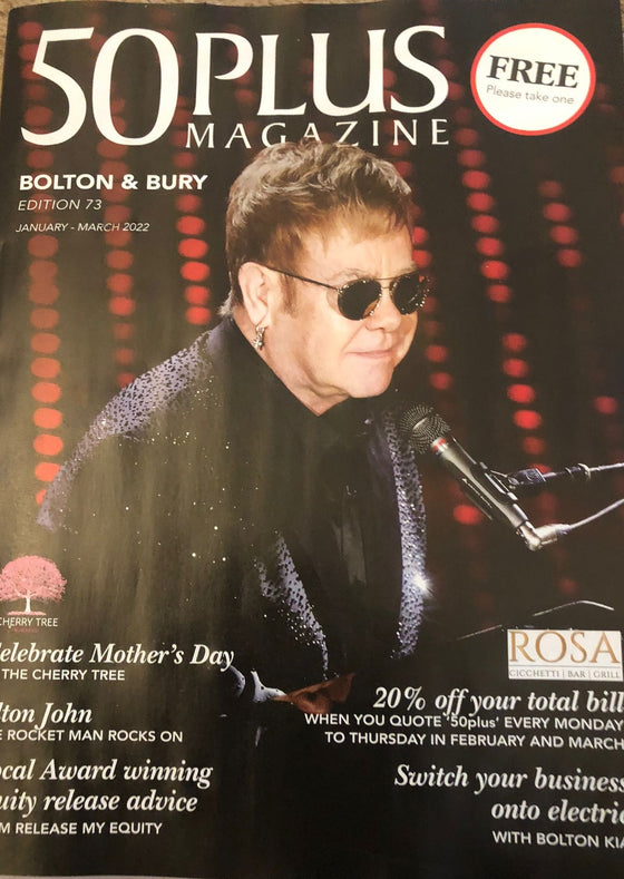 50 Plus Magazine January 2022 Sir Elton John