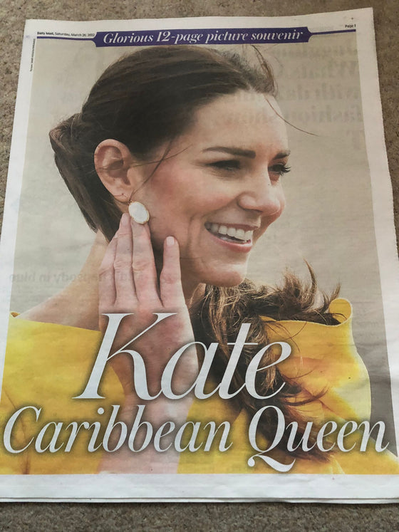 Daily Mail Pull Out Supplement - 26th March 2022 - Kate Middleton Caribbean Pullout