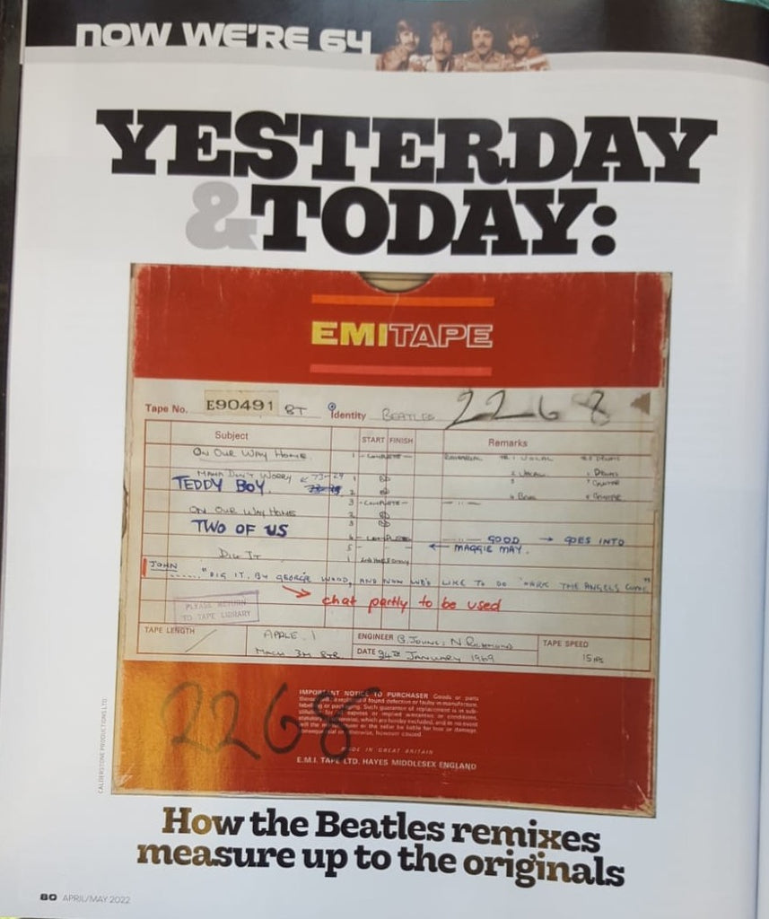 LED ZEPPELIN - THE BEATLES - GOLDMINE MAGAZINE - MARCH/APRIL 2022 BRAND NEW