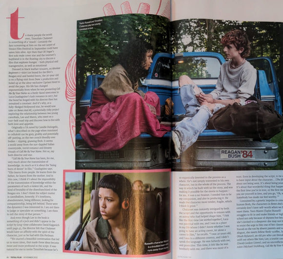 Total Film Magazine #330 Timothee Chalamet Interview Bones And All