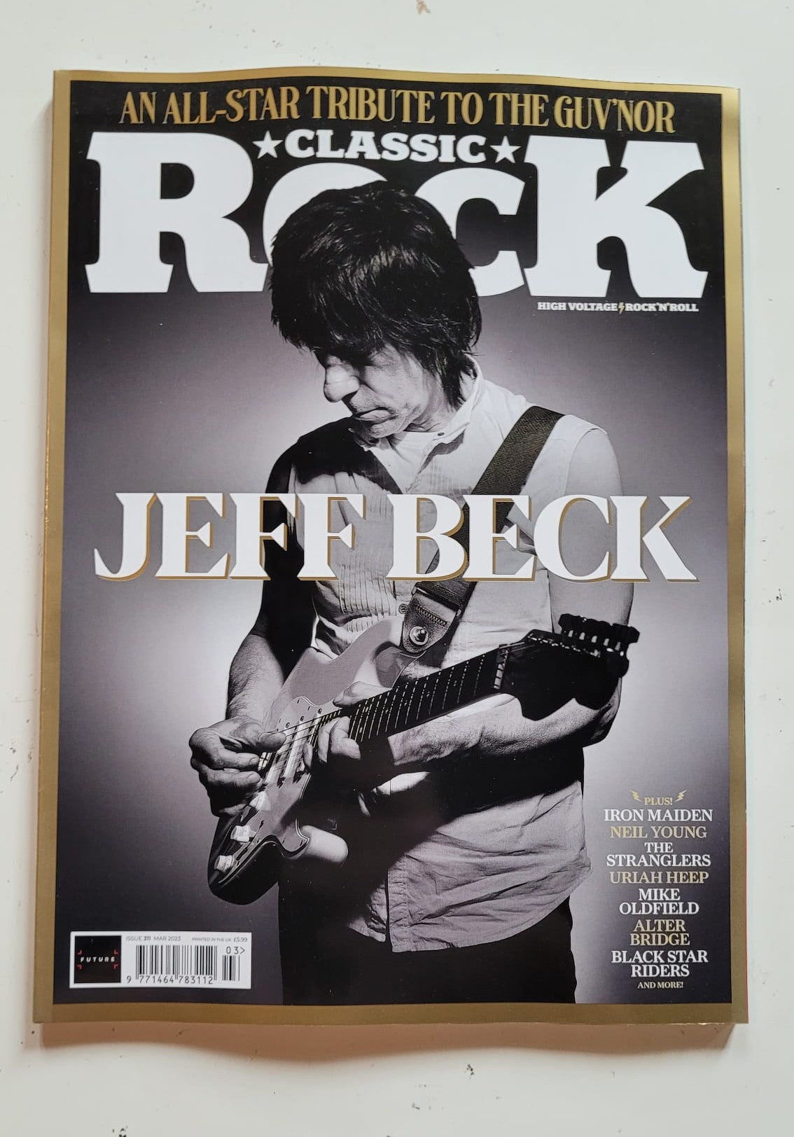 Classic Rock Magazine March 2023 - New Issue Jeff Beck Tribute + Iron ...