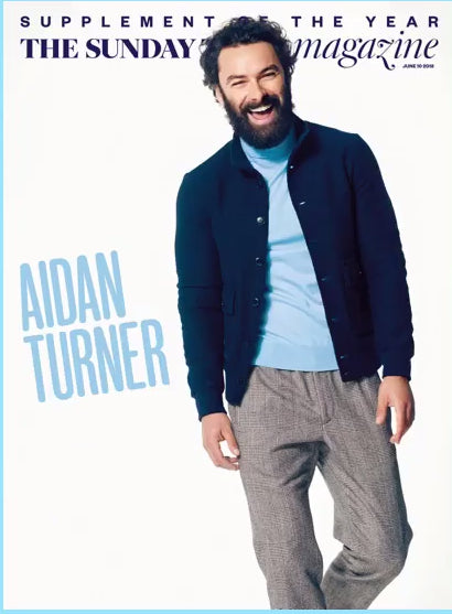 UK Sunday Times Magazine June 2018: Aidan Turner Poldark Cover Interview