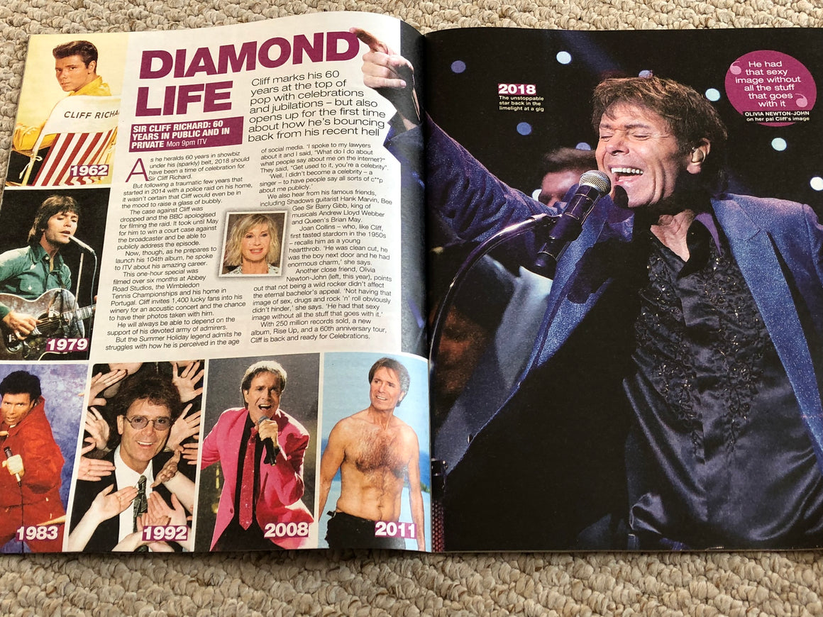 Love TV Magazine December 8 2018 Sir Cliff Richard