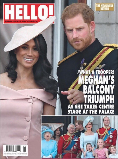 HELLO! MAGAZINE - 18 June 2018 Meghan Markle & Prince Harry Trooping The Colour
