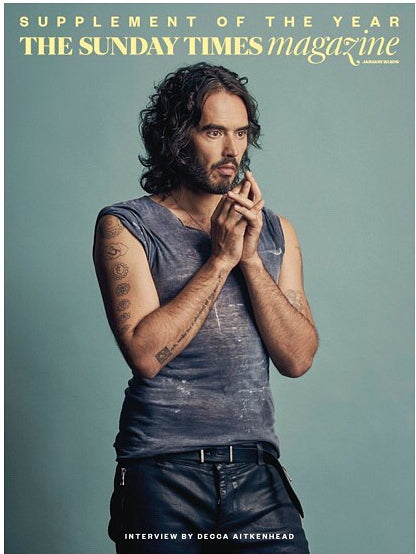 UK Sunday Times Magazine Jan 2019: NOEL FITZPATRICK The Supervet RUSSELL BRAND