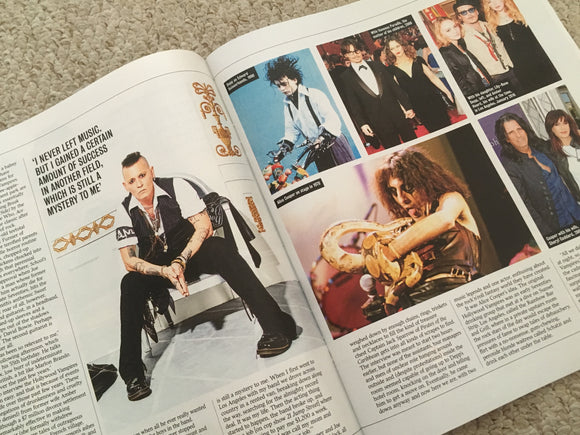 UK Times Magazine 16th June 2018 JOHNNY DEPP Alice Cooper JOE PERRY Aerosmith Tiffany Trump