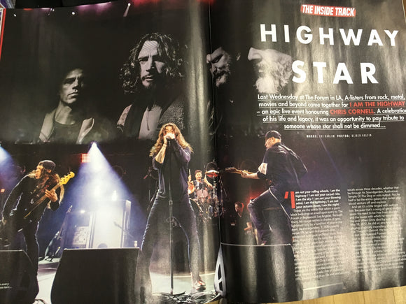 UK Kerrang! Magazine Jan 2019 Bring Me The Horizon - Chris Cornell Chester Bennington