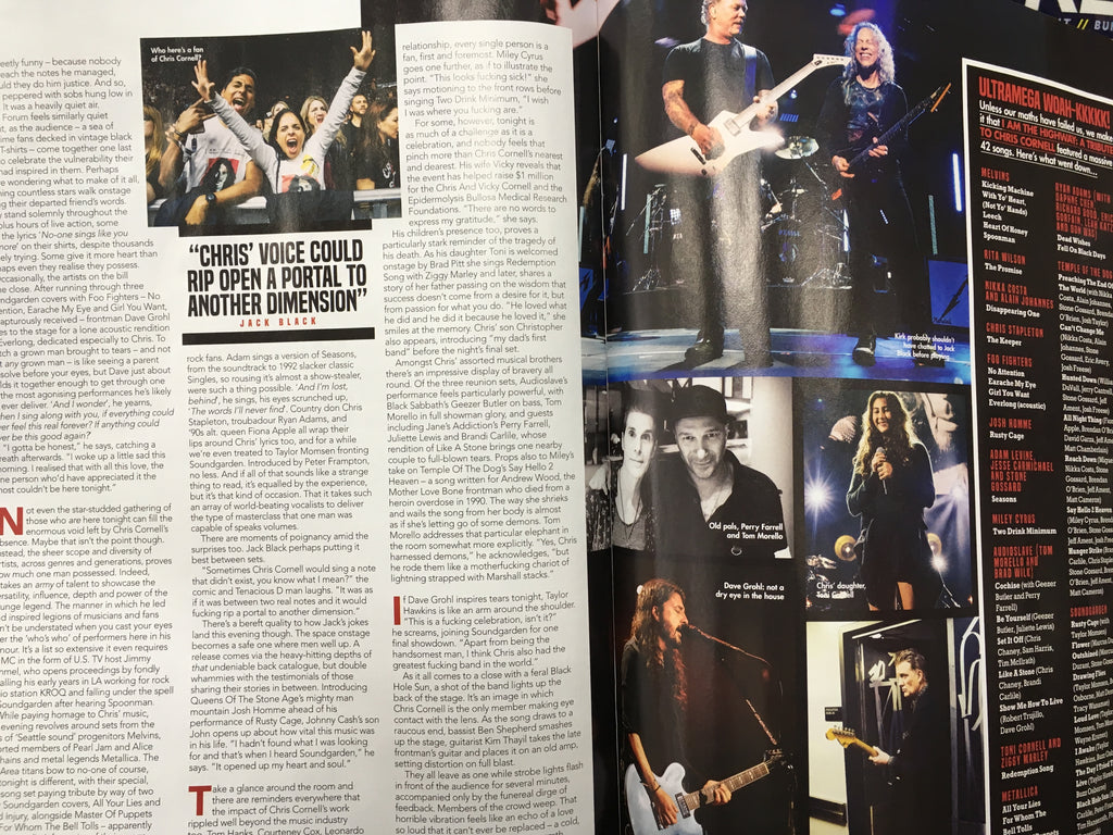 UK Kerrang! Magazine Jan 2019 Bring Me The Horizon - Chris Cornell Chester Bennington
