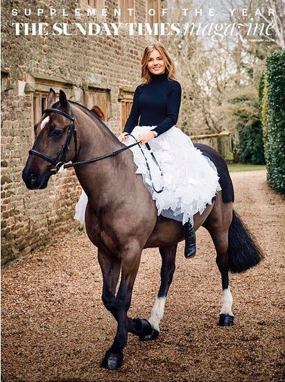 UK Sunday Times Magazine Feb 2019: SPICE GIRLS - GERI HALLIWELL HORNER COVER