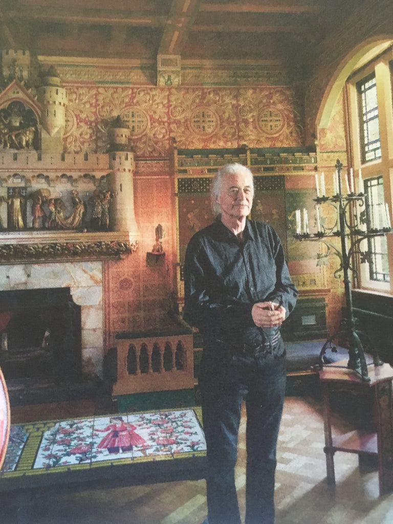 UK Observer Magazine July 2018: JIMMY PAGE Led Zeppelin at home