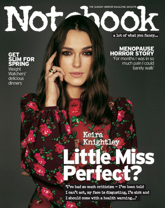 Keira Knightley Notebook Magazine UK cover - February 2019