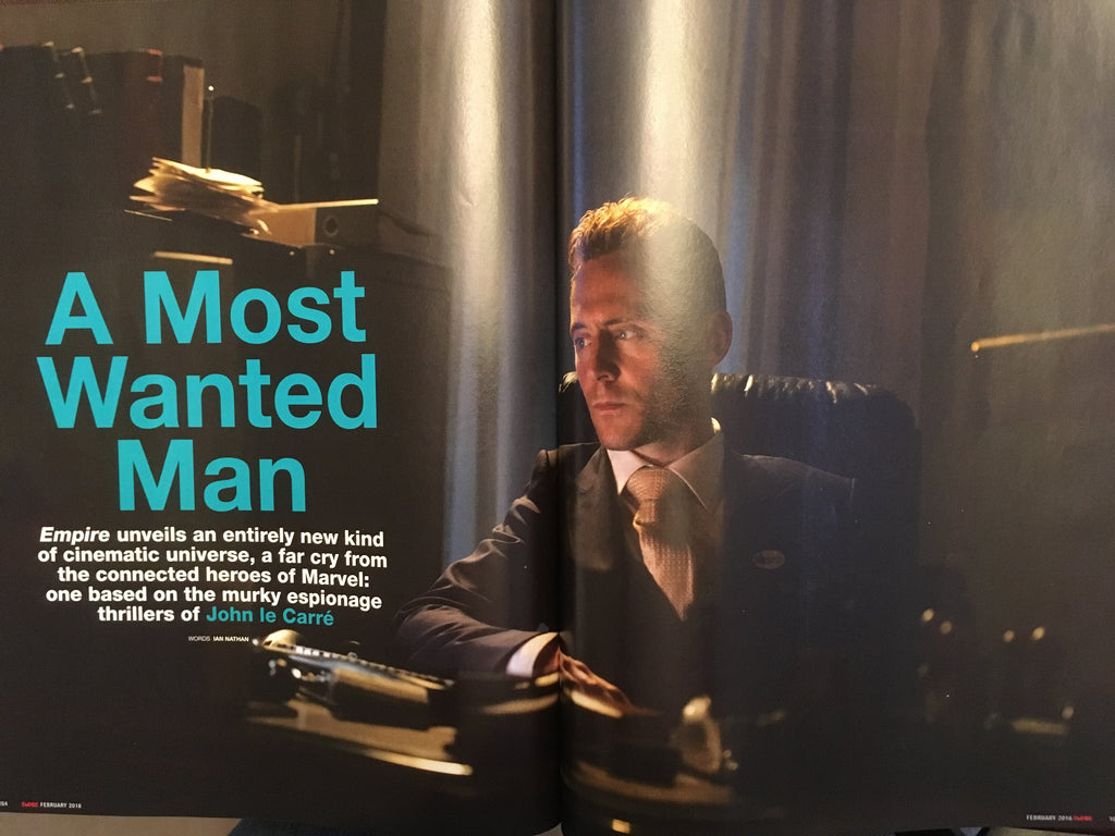 UK Empire Magazine February 2016: The Night Manager TOM HIDDLESTON STUNNING NEW PHOTOS