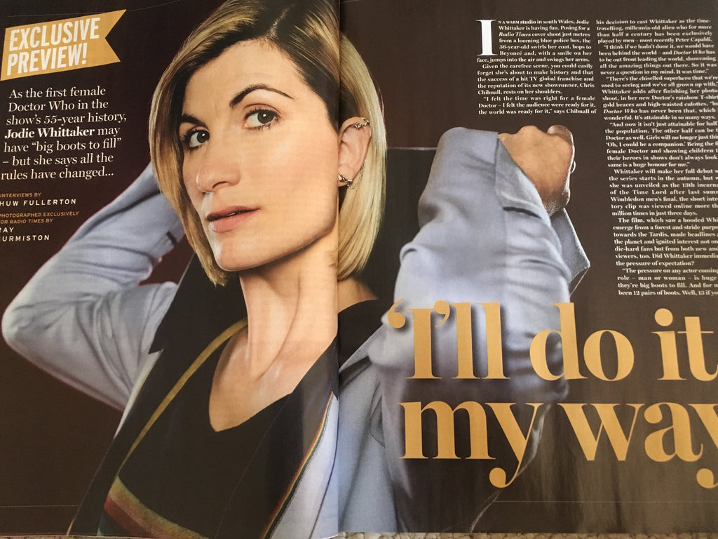 UK Radio Times Magazine July 23 2018 Jodie Whittaker Doctor Who