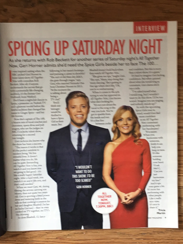 UK Saturday Magazine 3/2019: RICHARD GERE John Barrowman GERI HORNER Imagination