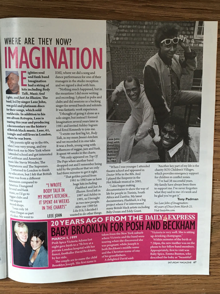 UK Saturday Magazine 3/2019: RICHARD GERE John Barrowman GERI HORNER Imagination