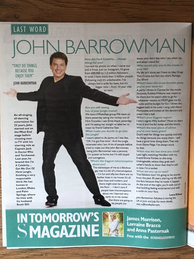 UK Saturday Magazine 3/2019: RICHARD GERE John Barrowman GERI HORNER Imagination