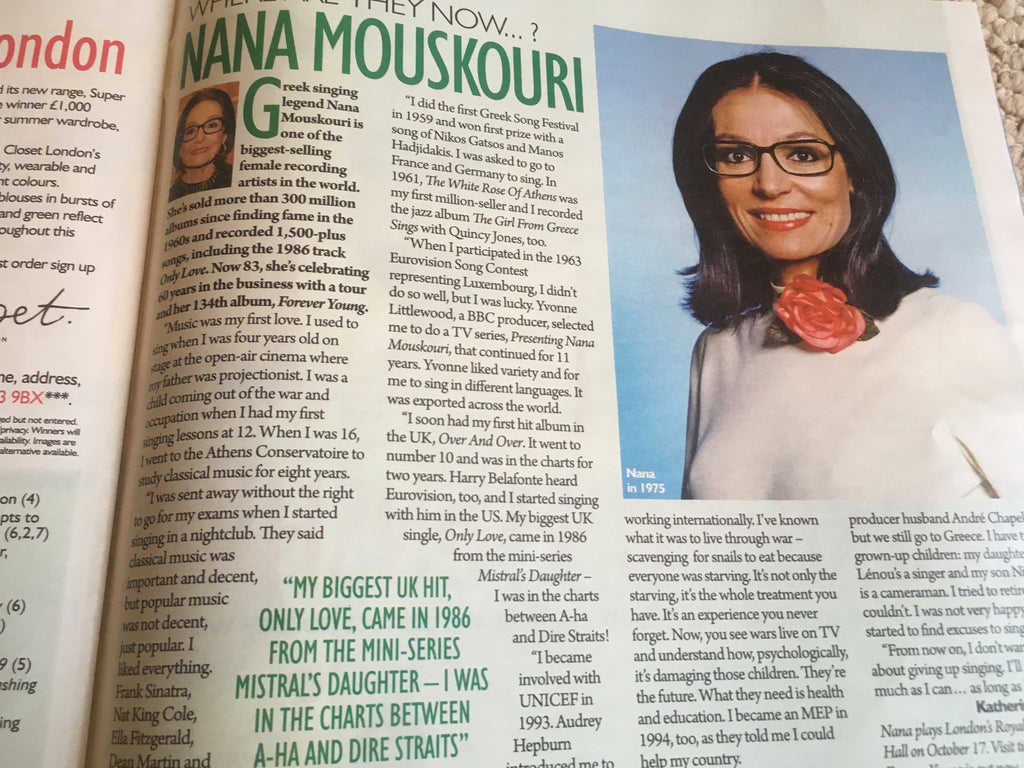 UK SATURDAY magazine 07/2018 ANITA RANI Boy George RICK ASTLEY Nana Mouskouri