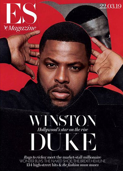 LONDON ES MAGAZINE March 2019: Black Panther WINSTON DUKE COVER AND FEATURE