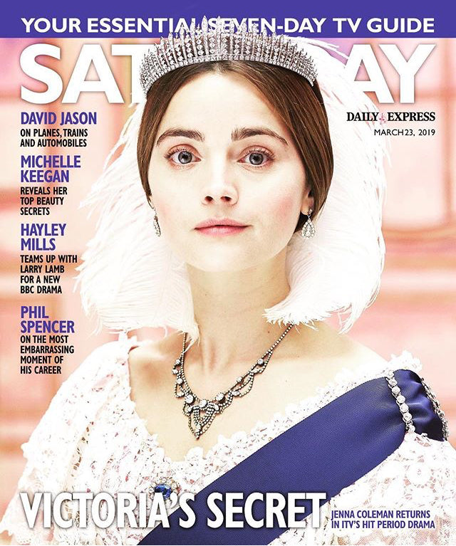 UK Saturday Magazine 03/2019: JENNA COLEMAN Victoria HAYLEY MILLS David Jason