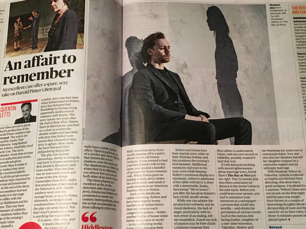 UK CULTURE Magazine March 2019: ROSALIE CRAIG Tom Hiddleston IDLES Joy Division