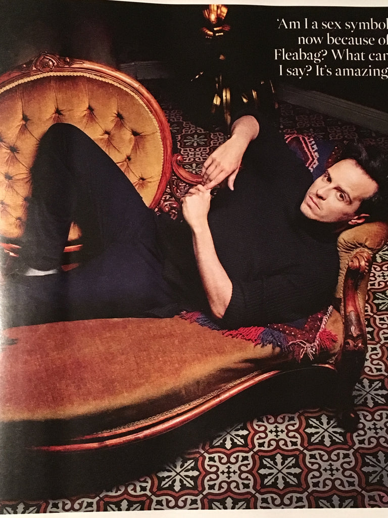 UK TIMES Magazine March 2019: ANDREW SCOTT Zawe Ashton GARETH PUGH