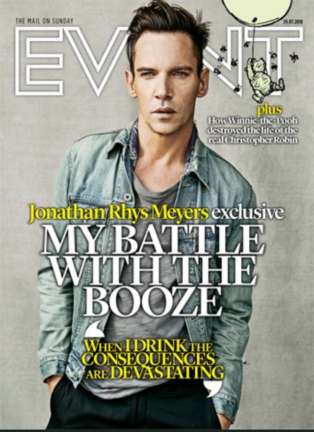 UK Event Magazine July 2018: JONATHAN RHYS MEYERS Cover Exclusive Interview