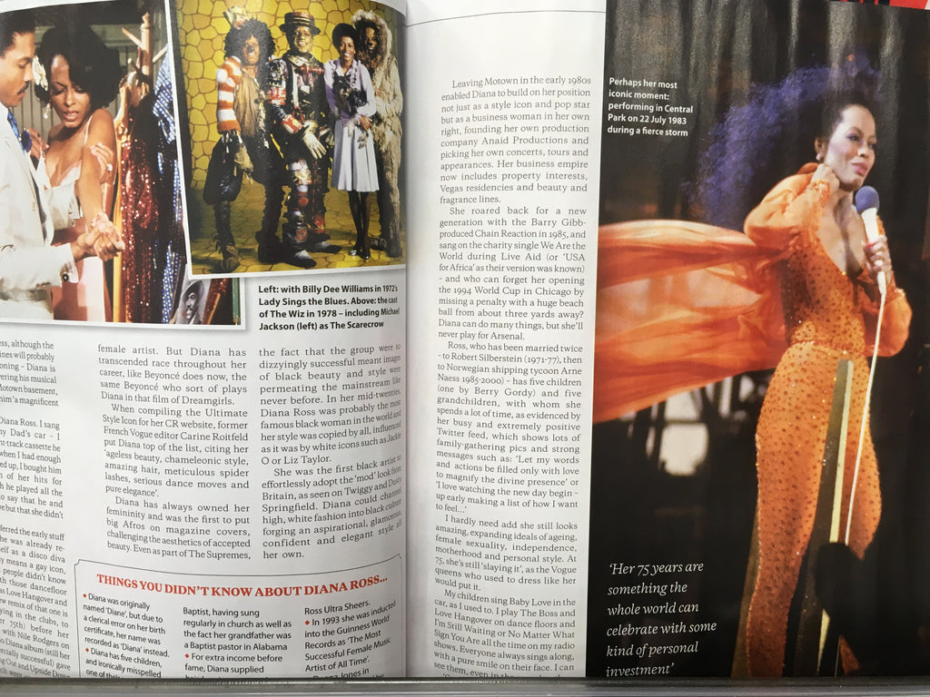 UK The Lady Magazine April 2019: DIANA ROSS EXCLUSIVE FEATURE