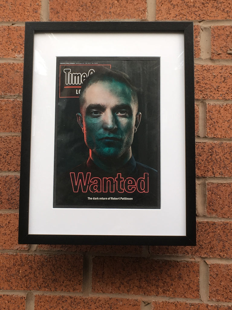 UK Time Out London Magazine: ROBERT PATTINSON Good Time Limited Framed Edition