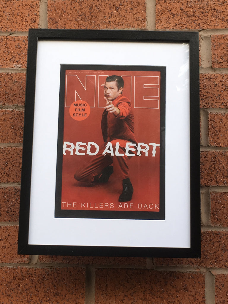 UK NME Magazine 2017: Brandon Flowers The Killers Limited Framed Edition