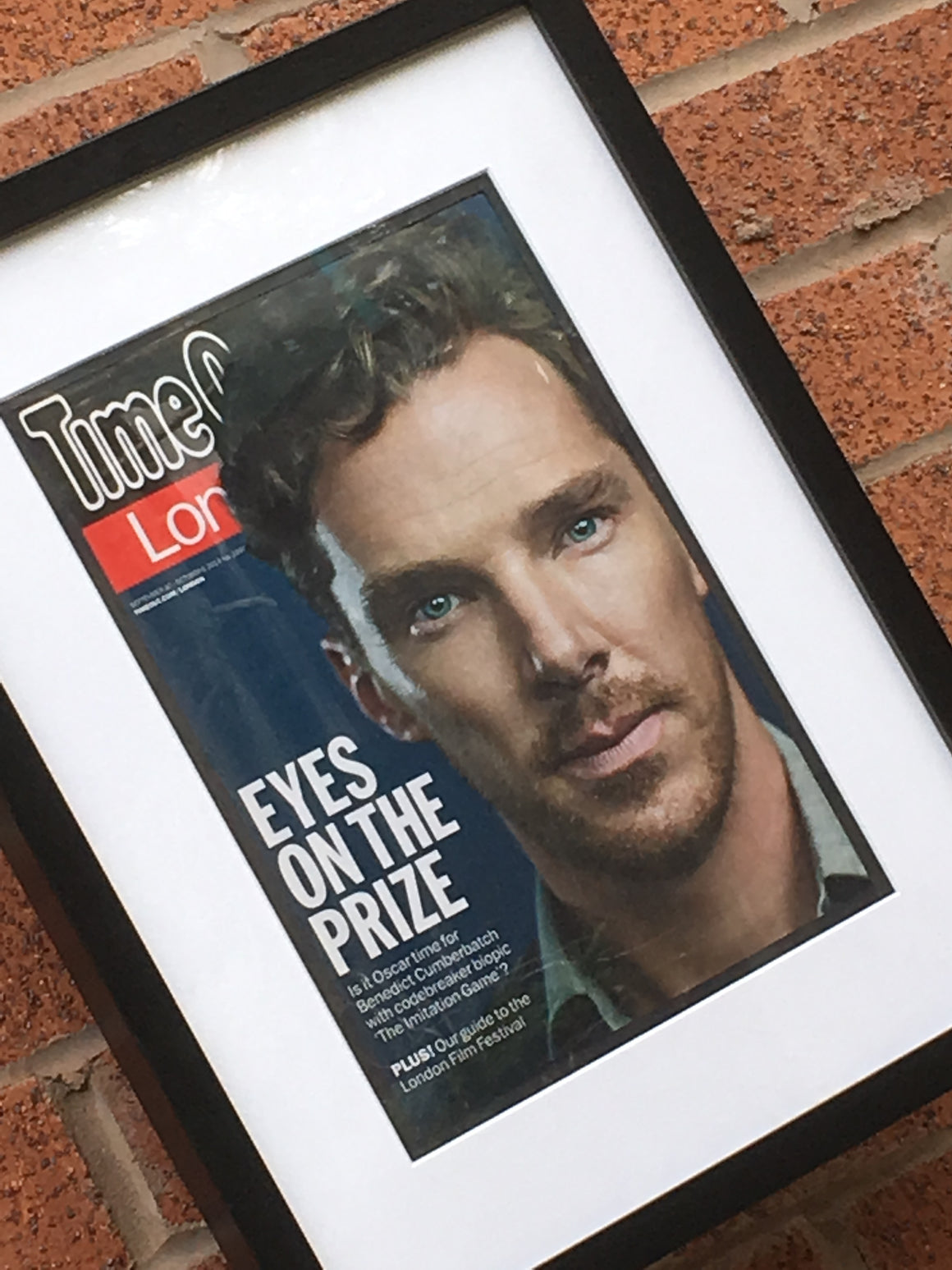 UK Time Out London Magazine: BENEDICT CUMBERBATCH Limited Framed Edition