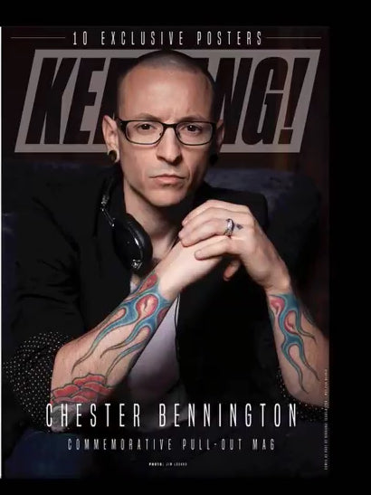 UK Kerrang! Magazine August 2018: CHESTER BENNINGTON Special Poster Magazine - 10 Posters