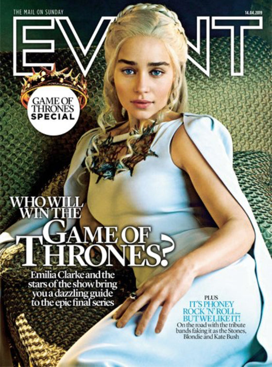 UK EVENT magazine Apr 2019: Game of Thrones Collector's Edition - Emilia Clarke Lena Headey