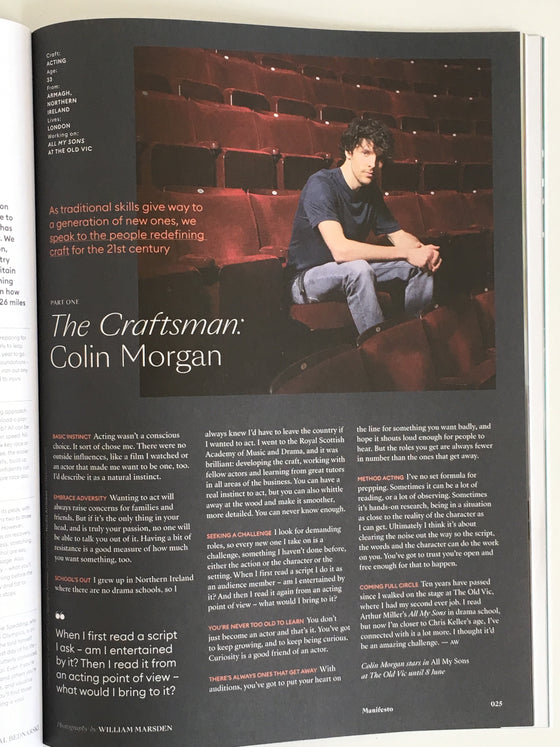 London Jackal Magazine April/May 2019 - Colin Morgan Interview