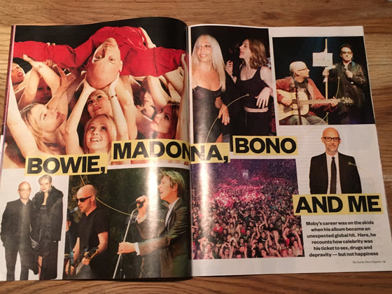 UK SUNDAY TIMES magazine APRIL 2019 MOBY Madonna DAVID BOWIE Daisy Waterstone