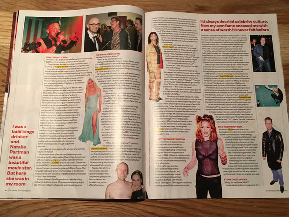 UK SUNDAY TIMES magazine APRIL 2019 MOBY Madonna DAVID BOWIE Daisy Waterstone