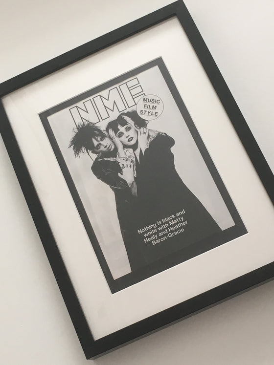 UK NME Magazine 2017:  1975 Matty Healy & Pale Waves Limited Framed Edition
