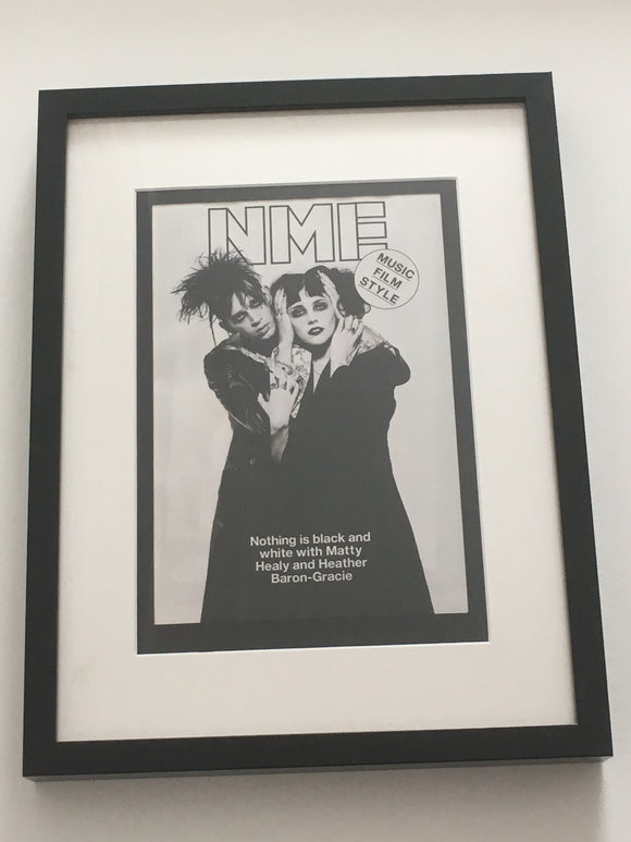 UK NME Magazine 2017:  1975 Matty Healy & Pale Waves Limited Framed Edition
